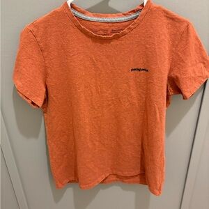 Patagonia Orange Short Sleeve Tee